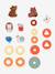 Large FSC® wooden 4 seasons activity cube multicoloured+wood 