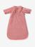 Baby sleeping bag in corduroy beige+old rose 
