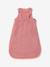 Baby sleeping bag in corduroy beige+old rose 