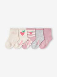 -Pack of 5 socks for baby girls