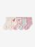 Pack of 5 socks for baby girls old rose 