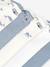 Pack of 5 long-sleeved bodysuits by PETIT BATEAU blue 