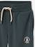 Athletic Joggers in Fleece for Boys anthracite+chocolate+lichen 