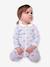 Baby pyjamas with heart print collar by PETIT BATEAU light blue 