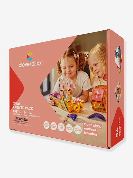 Curved pack 34 pieces multicoloured 