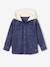 Hooded shirt for boys deep blue 