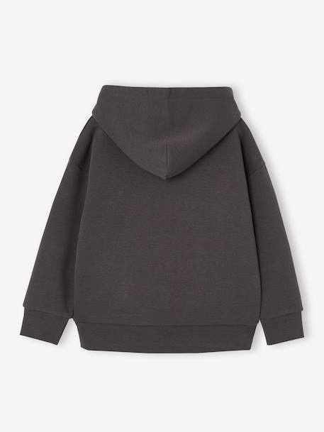 Hooded sweatshirt for boys anthracite 