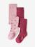 Pack of 2 tights for baby girls rose 