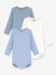 -Pack of 3 long-sleeved bodysuits by PETIT BATEAU 