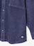 Hooded shirt for boys deep blue 