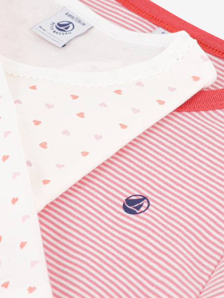 Pack of 2 pyjamas for kids by PETIT BATEAU rose 