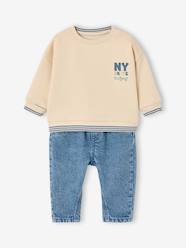 Baby-Sweatshirt and jeans set for baby boys