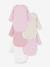 Pack of 5 wrapover bodysuits rose 