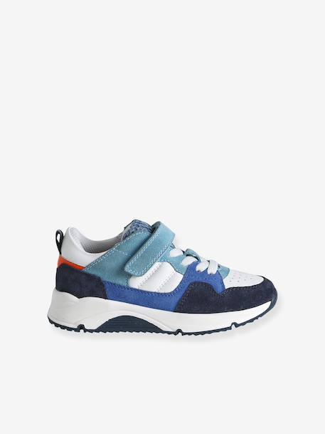 Trainers for boys with touch-fastening strap navy blue 