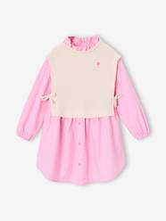 -2-in-1-Effect Shirt Dress