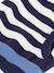Striped baby balaclava by PETIT BATEAU navy blue 
