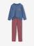 Pack of 2 pyjamas for boys denim blue 
