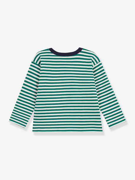 The T-shirt long-sleeved by PETIT BATEAU navy blue 