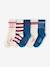 Pack of 5 socks for boys ecru 
