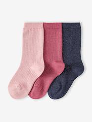 -Pack of 3 tights for girls