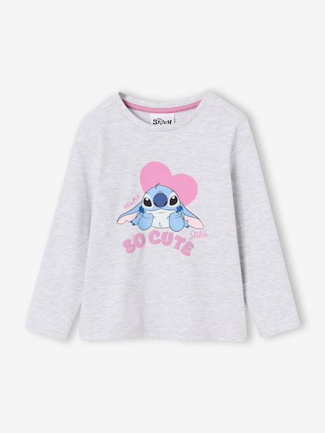 Lilo and Stitch pyjamas for girls marl grey 