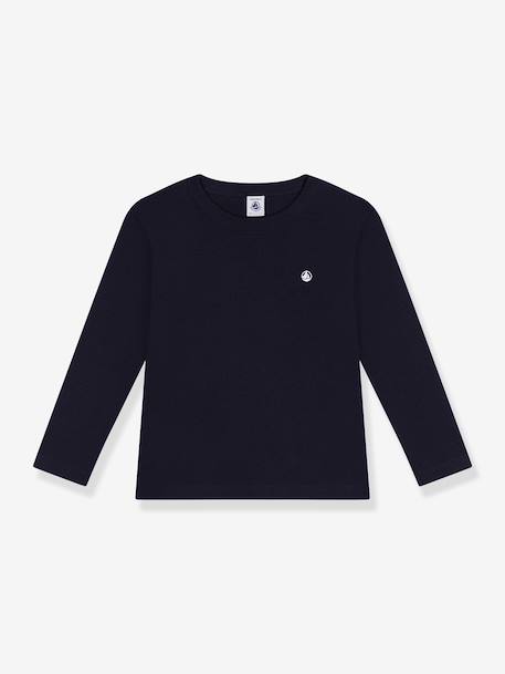 The T-shirt long sleeves by PETIT BATEAU navy blue 