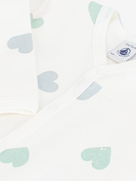 Baby footless pyjamas by PETIT BATEAU white 