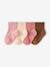 Pack of 4 socks for baby old rose 