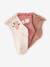 Pack of 3 socks for baby girls dusky pink 