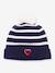Striped baby hat by PETIT BATEAU navy blue 