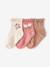 Pack of 3 socks for baby girls dusky pink 