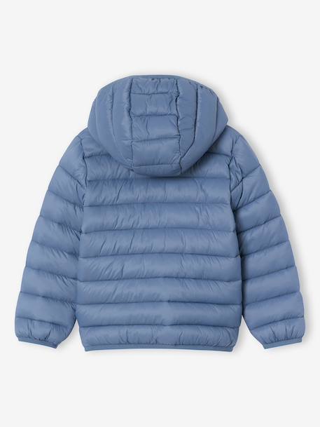 Light Padded Jacket with Hood for Boys black+bordeaux red+emerald green+grey blue+hazel+medium blue+navy blue+olive+pecan nut+red 