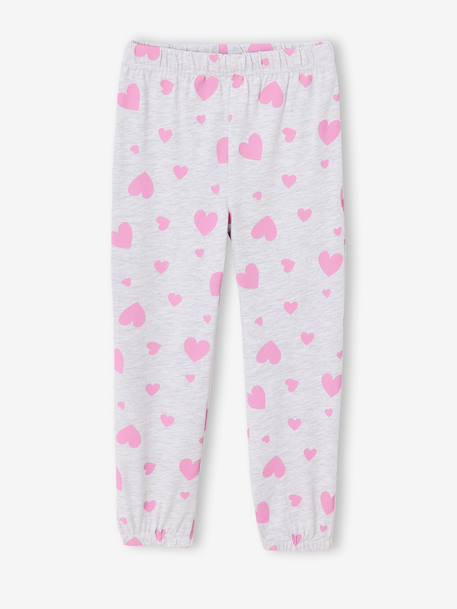 Lilo and Stitch pyjamas for girls marl grey 