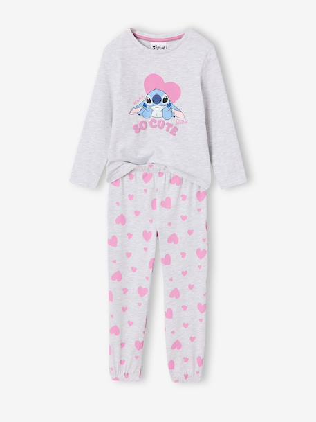 Lilo and Stitch pyjamas for girls marl grey 
