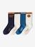 Pack of 4 socks for boys ecru 