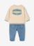 Sweatshirt and jeans set for baby boys vanilla 