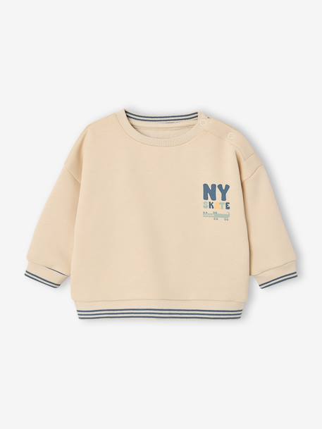 Sweatshirt and jeans set for baby boys vanilla 