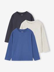 -Pack of 3 long-sleeved T-shirts for boys