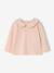Long Sleeve Top with Peter Pan Collar, for Babies aqua green+Beige+pale pink 