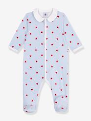 -Baby pyjamas with heart print collar by PETIT BATEAU 