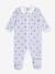 Baby pyjamas with heart print collar by PETIT BATEAU light blue 