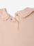 Long Sleeve Top with Peter Pan Collar, for Babies aqua green+Beige+pale pink 