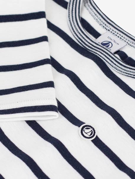 Long-sleeved T-shirt by PETIT BATEAU navy blue 
