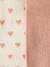 Pack of 2 Pairs of Tights with Heart Motifs for Baby Girls beige+navy blue 