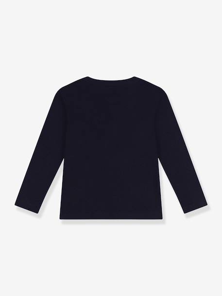 The T-shirt long sleeves by PETIT BATEAU navy blue 