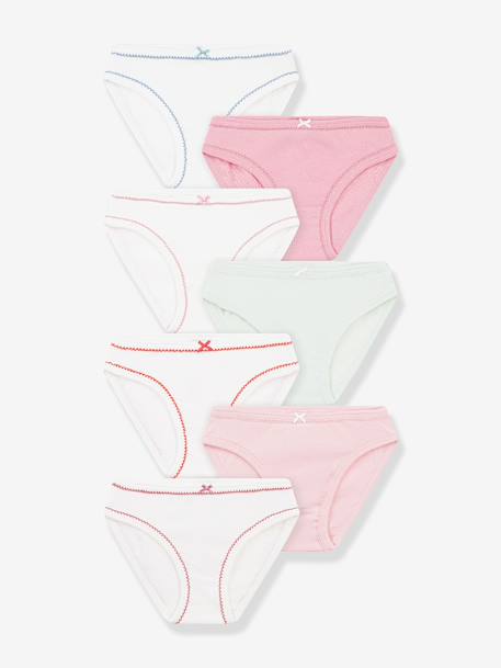 Pack of 7 briefs by PETIT BATEAU multicoloured 