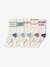 Pack of 5 socks for boys ecru 