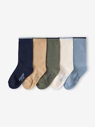Boys-Pack of 5 Pairs of Basics Socks for Boys