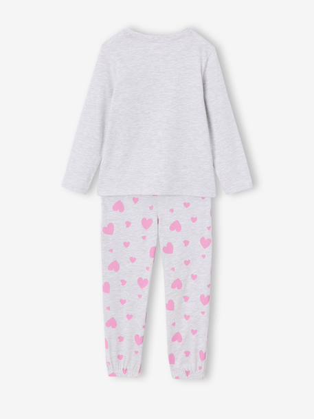 Lilo and Stitch pyjamas for girls marl grey 