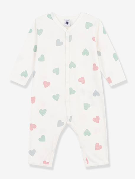 Baby footless pyjamas by PETIT BATEAU white 